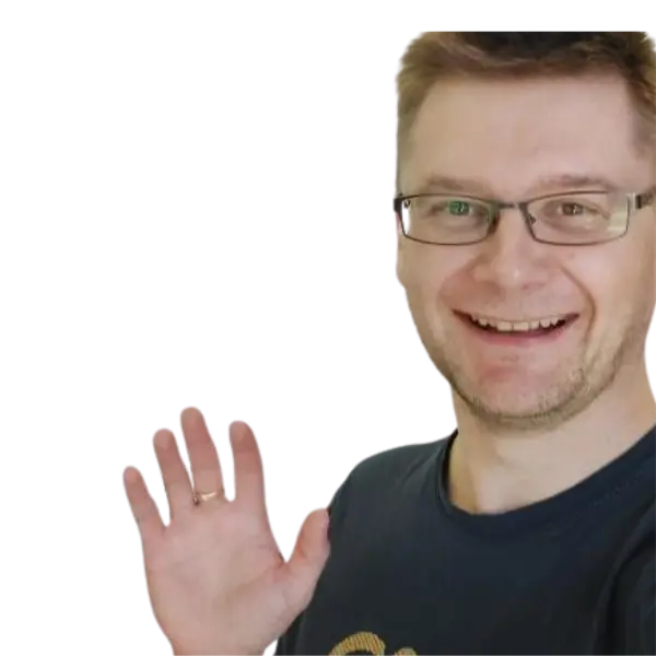 Marko tervehtimässä